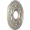 Ekena Millwork Baltimore PVC Medallion (Canopies up to 5 1/4"), 13"OD x 3 1/2"ID x 3/4"P, Bright Coat Aluminum CMP13BABAL - alternate 3